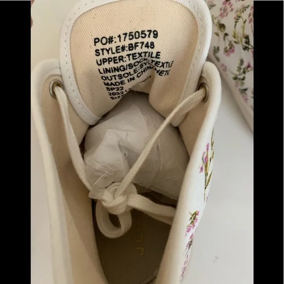 Floral High-Top Sneakers - Picture 6 of 11